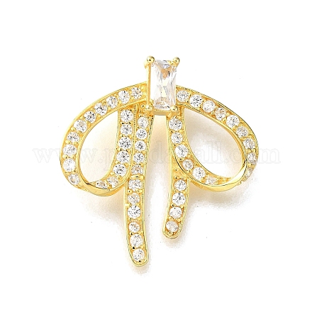 925 подвеска из стерлингового серебра с прозрачными кубическими цирконами STER-P067-04G-1