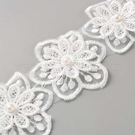 Вышитая органза OCOR-WH0077-089A-1