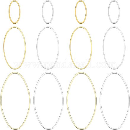 Латунные соединительные колечки&nbsp;KK-OC0001-12-1