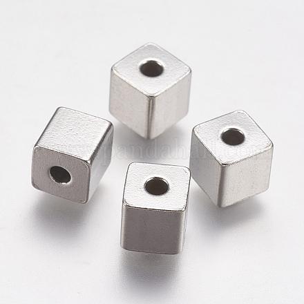 304 perline in acciaio inossidabile STAS-F195-027P-6x6mm-1