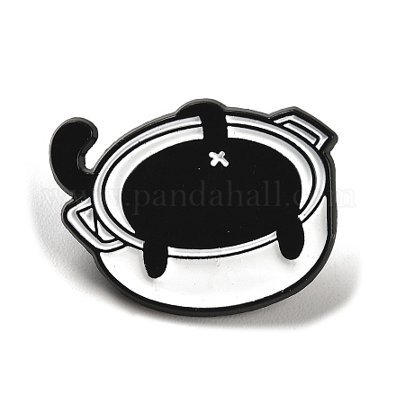 Cartoon Cat Enamel Pin JEWB-P032-D02-1