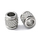 304 Stainless Steel European Beads, Large Hole Beads, Column, Stainless Steel Color, 8x7mm, Hole: 4mm