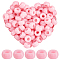 800Pcs Opaque Plastic Beads, Barrel, Hot Pink, 9x6mm, Hole: 3.8mm