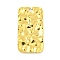 Ion Plating(IP) 304 Stainless Steel Pendants, Textured, Rectangle Charm, Real 18K Gold Plated, 31x16x2mm, Hole: 2mm