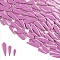 3 Styles Teardrop Shape Porcelain Mosaic Tiles, for DIY Mosaic Art Crafts, Picture Frames and More, Pale Violet Red, 21~40x8~12x4mm, about 100g/set