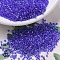 MIYUKI Delica Beads, Cylinder, Japanese Seed Beads, 11/0, (DB0063) Cobalt Lined Sapphire AB, 1.3x1.6mm, Hole: 0.8mm, about 20000pcs/bag, 100g/bag