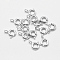 Anti-Tarnish Rhodium Plated 925 Sterling Silver Spring Ring Clasps, Ring, with 925 Stamp, Platinum, 11.5x9.5x2mm, Hole: 2mm
