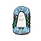 Halloween Ghost Enamel Pins, Alloy Brooches for Backpack Clothes, Colorful, 30x18.5mm
