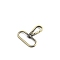 Alloy Swivel Clasps, Oval, Brushed Antique Bronze, 50mm