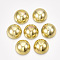 ABS Plastic Cabochons, Half Round, Golden, 5x2.5mm, about 10000pcs/bag