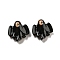 Halloween Theme Resin Decoden Cabochons, Black, Bat, 13x13.5x6mm