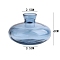 Glass Vases, for Home Desktop Decoration, Cornflower Blue, 35x60mm