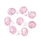 Transparent Acrylic Beads, Faceted, Cone, Lavender Blush, 7.5mm, Hole: 1.7mm, 2173pcs/500g