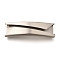 304 Stainless Steel Beads, Rectangle, Matte Stainless Steel Color, 11.5x40.5x8.5mm, Hole: 10.5x3.5mm