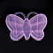 Plastic Bead Storage Containers, 13 Compartments, Butterfly, Pink, 14.7x18.5x2.5cm