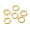304 Stainless Steel Open Jump Rings, for Chainmaille Weaves, Real 18K Gold Plated, 8x1.1mm, Inner Diameter: 5.5mm