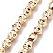 Synthetic Non-magnetic Hematite Beads Strands, Skull, Light Gold Plated, 7.5~8x6.5x5.5~6mm, Hole: 0.8mm, about 51pcs/strand, 16.14''(41cm)