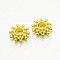 Alloy Spacer Beads, Flower, Golden, Lead Free & Cadmium Free & Nickel Free, 9x3mm, Hole: 2.5mm
