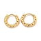 PVD Vacuum Plating 202 Stainless Steel Hoop Earrings, with 304 Stainless Steel Pins, Ring, Golden, 12x2.5mm