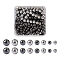 8 Strands 8 Styles Non-magnetic Synthetic Hematite Beads Strands, Grade A, Round, Mixed Color, 4~10mm, Hole: 1mm, about40~ 95pcs/strand, 15.5''(39.37cm), 1 strand/style