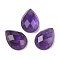 Natural Amethyst Cabochons, Teardrop, Faceted, Grade A, 18x13x5mm