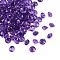 Faceted Natural Amethyst Cabochons, Pointed Back, Diamond Shape, 3x2mm