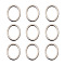 304 Stainless Steel Linking Rings, Oval, Stainless Steel Color, 20x16x2mm