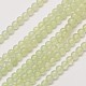 Nouveaux brins jade de perles naturelles X-G-A130-2mm-M04-1