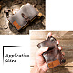 Biyun 60Pcs 10 Colors Microfiber Leather Labels DIY-BY0001-08-6