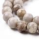 Chapelets de perles maifanite/maifan naturel pierre  G-F353-6mm-4