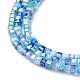Brins de perles de verre de galvanoplastie de couleur dégradée GLAA-E042-05-B07-4