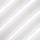 Tissu avec ruban de perles de verre OCOR-WH0067-22-1