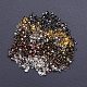 Pandahall elite environ 600 pièces 6 embouts de perles de couleur couvre-nœuds IFIN-PH0024-17-5
