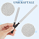 Unicraftale 4 шт. 2 цвета из нержавеющей стали двухсторонние буферные пилочки для маникюра и дизайна ногтей AJEW-UN0001-54-5