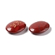 Piedras de palma de masaje curativo de jaspe rojo natural G-E579-03C-3