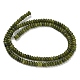 Тайвань природного нефрита бисер нитей G-L635-A13-4x2mm-4