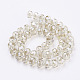 Chapelets de perles en verre électroplaqué EGLA-E051-PL8mm-B08-2