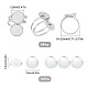 Kit para hacer dedos de cúpula en blanco diy de sunnyclue DIY-SC0021-12-2