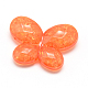 Transparent Crackle Acrylic Beads CACR-S007-02F-2