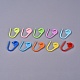 10 цветной пластиковый зажим для иглы X-KY-WH0020-30-2