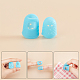 AHANDMAKER 2 Bags 2 Styles Silicone Sewing Thimble Finger Protector SIL-GA0001-02-4