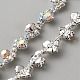 Стеклянные цепочки со стразами&nbsp;DIY-WH0683-18C-2