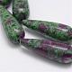 Natural Ruby in Zoisite Beads Strands G-E344-04-3