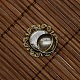 12mm Clear Domed Glass Cabochon Cover for Flower DIY Photo Brass Cabochon Making DIY-X0113-AB-NF-3