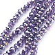 Electroplate Glass Beads Strands GR8MMY-07AB-1