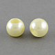 Perles européennes en plastique ABS d'imitation perle MACR-R530-12mm-A61-1