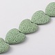 Fili di perle di roccia lavica sintetica G-N0113-15-1