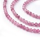 Chapelets de perles en tourmaline naturelle G-F619-20A-3mm-3