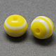 Abalorios de resina de rayas redondas X-RESI-R158-8mm-01-1