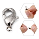 Polished 316 Surgical Stainless Steel Lobster Claw Clasps STAS-R072-23-3